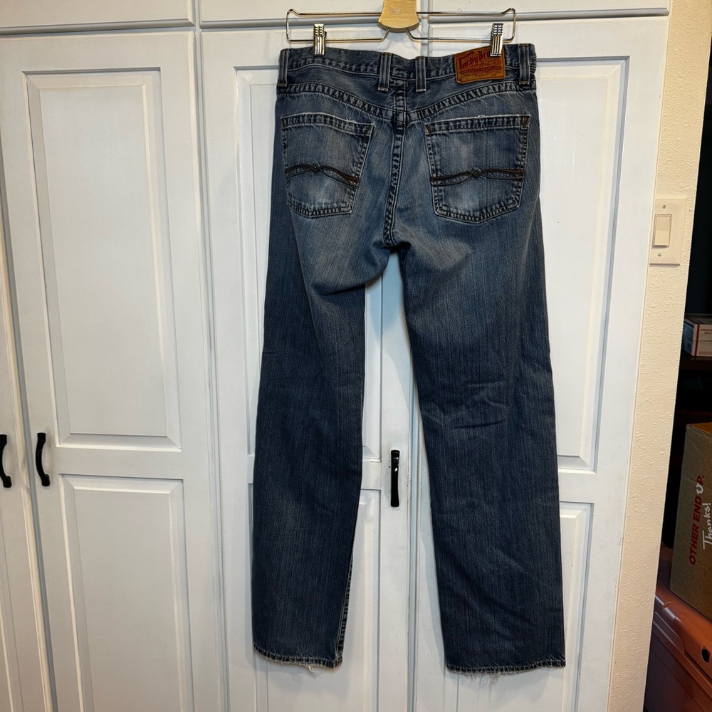 Vintage Mens Lucky Brand Dungarees-Virtue Vintage Straight. 32x33 (long inseam) - Picture 2 of 12